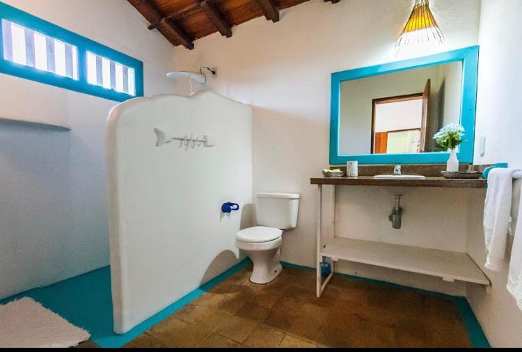 Bed and Breakfast Espelho Bahia Blue House Praia do Espelho Exterior foto