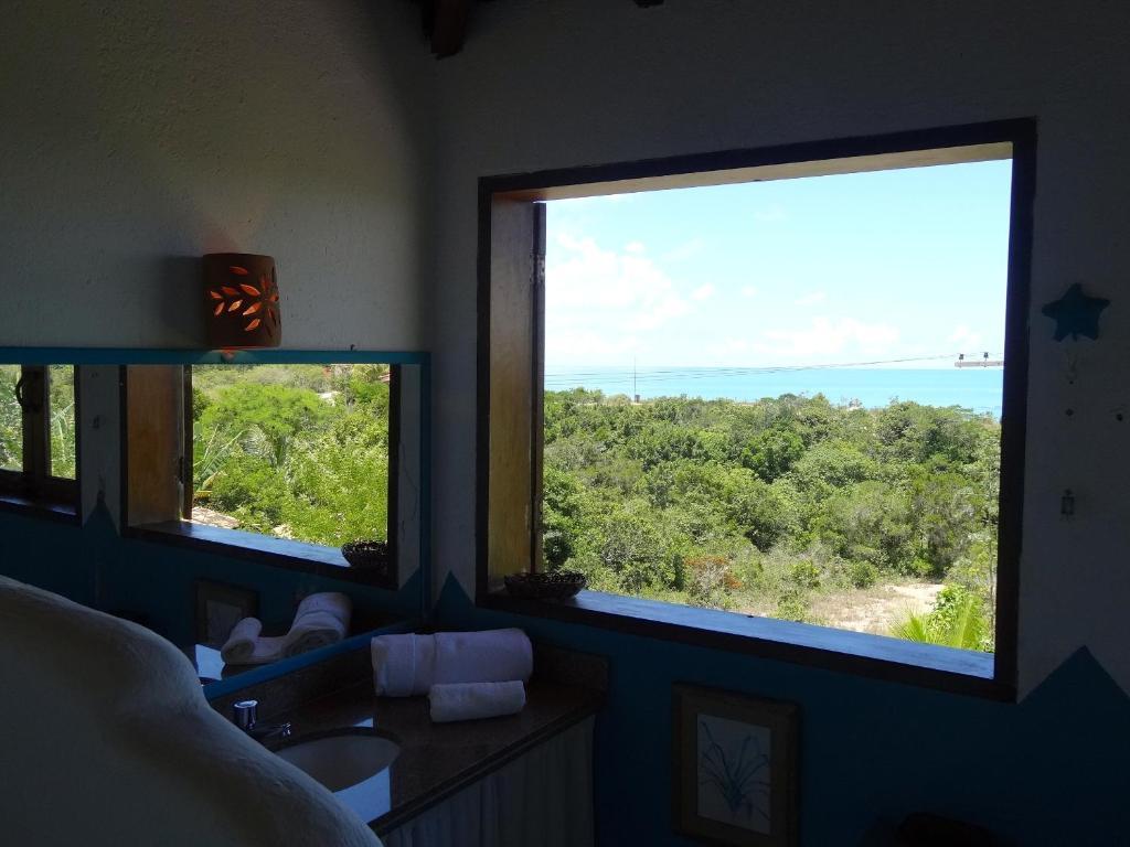 Bed and Breakfast Espelho Bahia Blue House Praia do Espelho Habitación foto